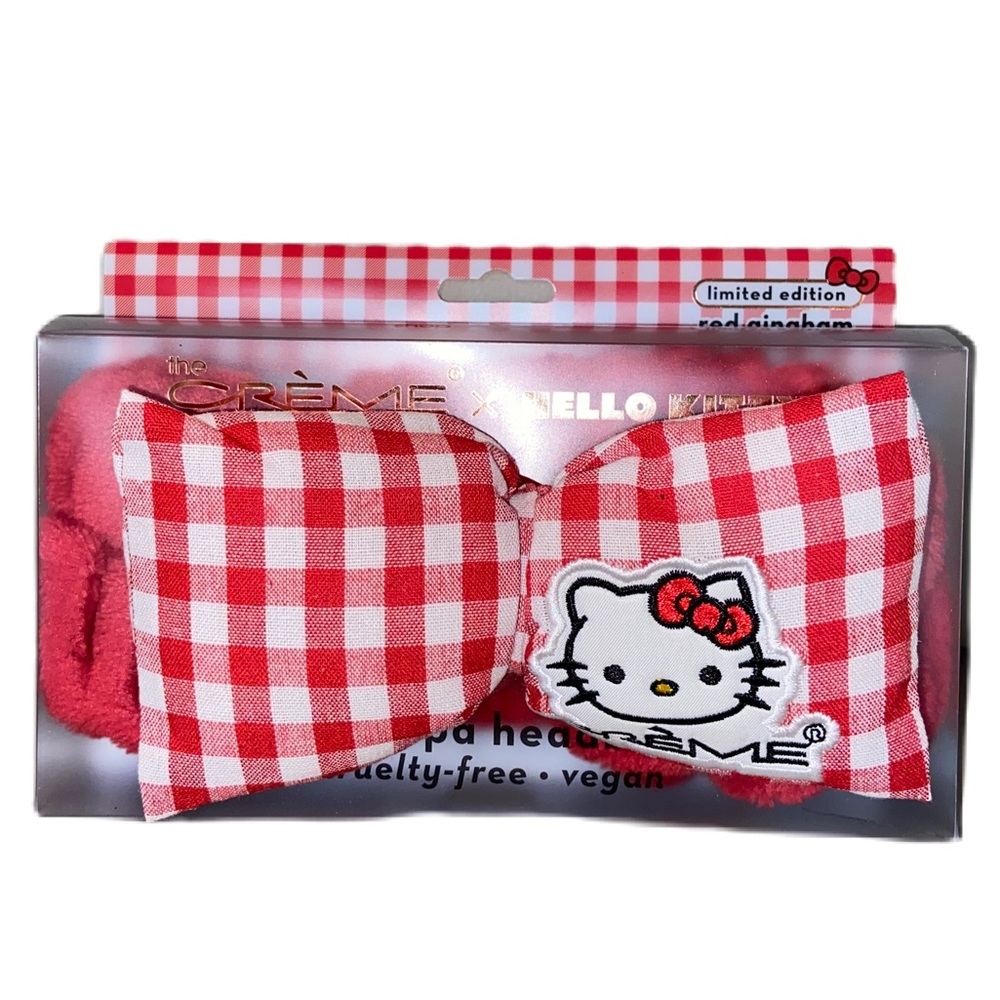 Hello Kitty x the Creme Shop Plush Spa Headband Limited Edition